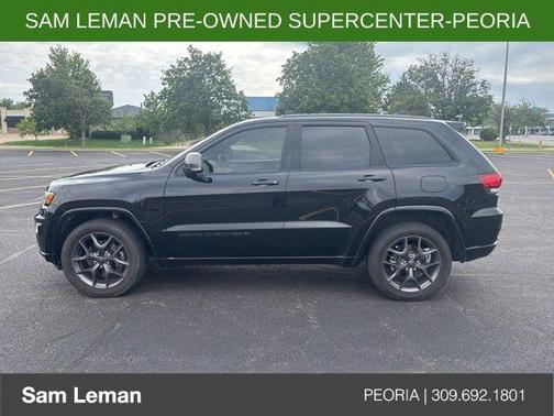 Diamond Black Crystal Pearlcoat 2021 Jeep Grand Cherokee 80th Anniversary 4x4