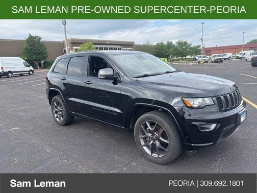 Diamond Black Crystal Pearlcoat 2021 Jeep Grand Cherokee 80th Anniversary 4x4