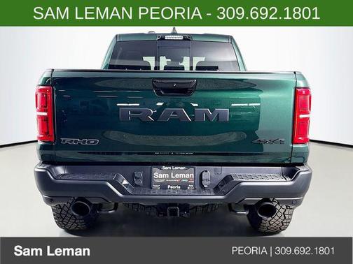Serrano Green Metallic 2026 RAM 1500 RHO Crew Cab 4x4 5'7' Box