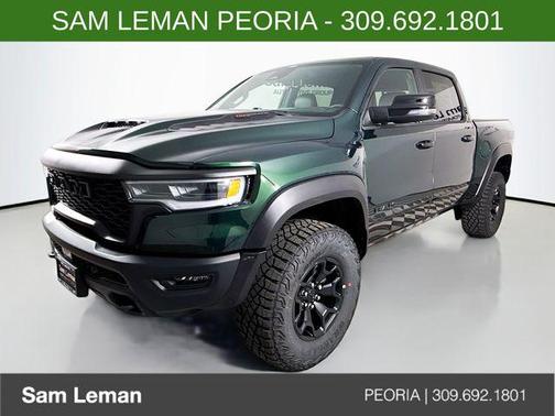 Serrano Green Metallic 2026 RAM 1500 RHO Crew Cab 4x4 5'7' Box