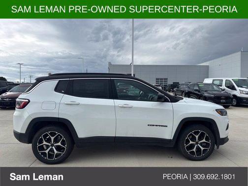 Bright White Clearcoat 2025 Jeep Compass Limited