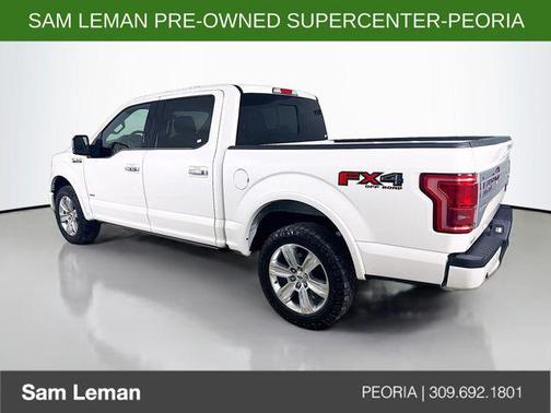 WHITE PLATINUM METALLIC TC 2017 Ford F-150 Platinum