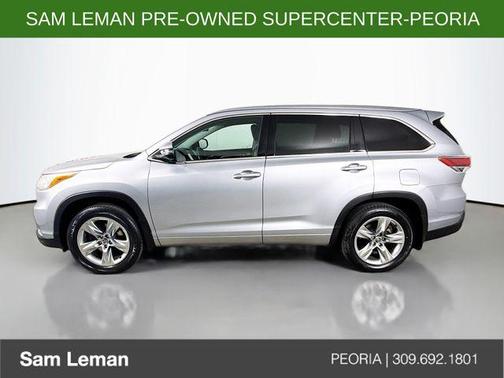 Silver Sky Metallic 2016 Toyota Highlander Limited