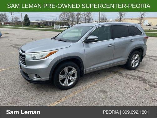 Silver Sky Metallic 2016 Toyota Highlander Limited