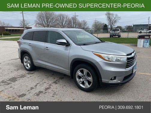 Silver Sky Metallic 2016 Toyota Highlander Limited