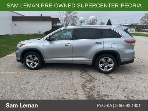 Silver Sky Metallic 2016 Toyota Highlander Limited