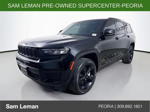 Diamond Black Crystal Pearlcoat 2023 Jeep Grand Cherokee L Altitude