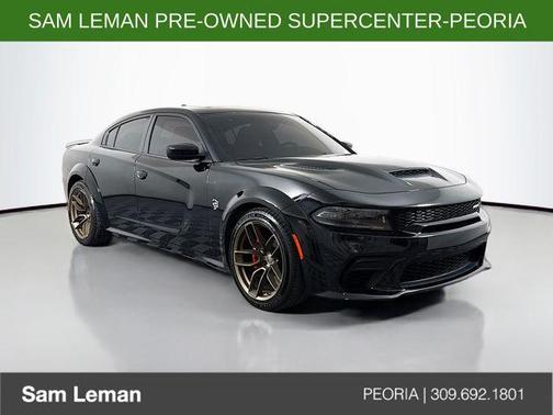 Pitch Black Clearcoat 2023 Dodge Charger SRT Hellcat Widebody Jailbreak