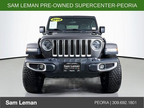 Granite Crystal Metallic Clearcoat 2018 Jeep Wrangler Unlimited Sahara