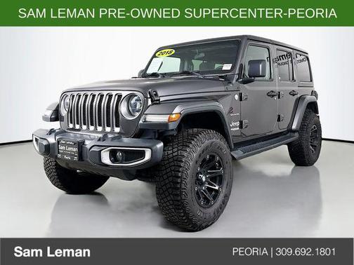 Granite Crystal Metallic Clearcoat 2018 Jeep Wrangler Unlimited Sahara