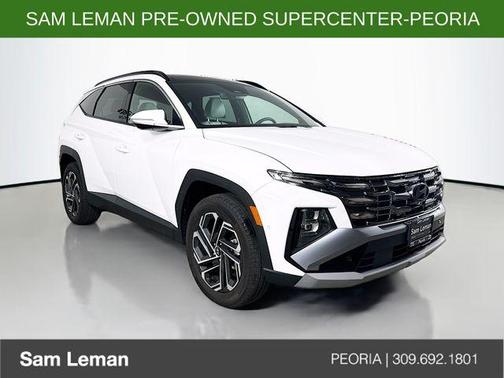 Serenity White Pearl 2025 Hyundai TUCSON Limited