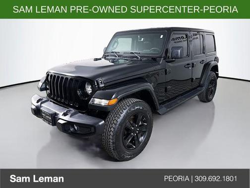 Black Clearcoat 2022 Jeep Wrangler Unlimited Sahara