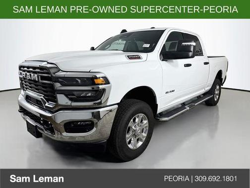 Bright White Clearcoat 2026 RAM 2500 Big Horn Crew Cab 4x4 6'4' Box