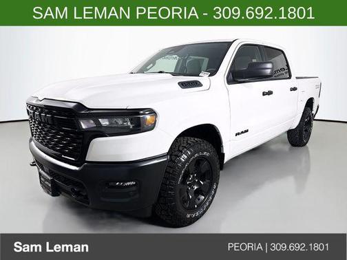 Bright White Clearcoat 2026 RAM 1500 Warlock Crew Cab 4x4 5'7' Box