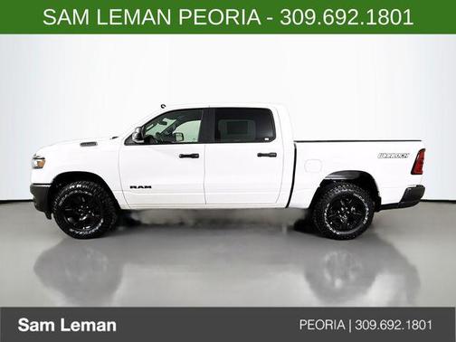 Bright White Clearcoat 2026 RAM 1500 Warlock Crew Cab 4x4 5'7' Box