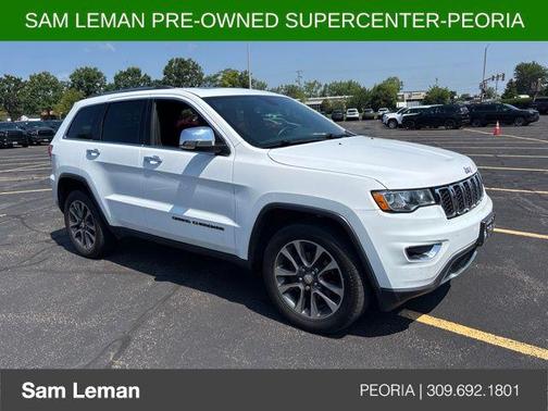 Bright White Clearcoat 2018 Jeep Grand Cherokee Limited
