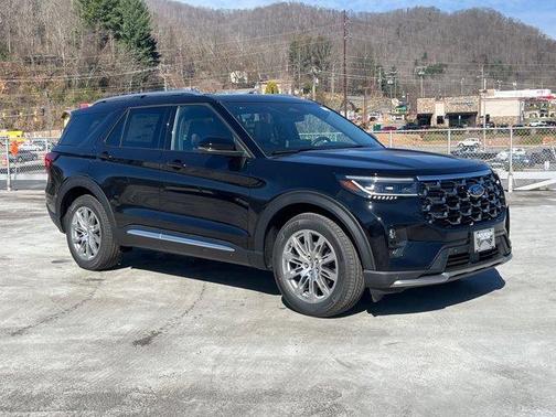 Agate Black Metallic 2026 Ford Explorer Platinum