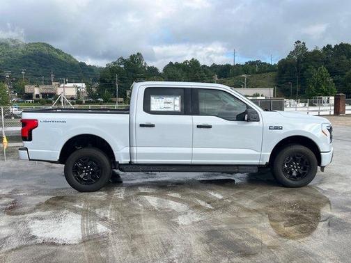 Space White Metallic 2025 Ford F-150 Lightning XLT