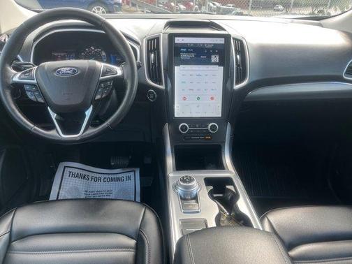 Gray Metallic 2021 Ford Edge SEL