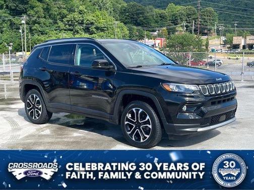 Diamond Black 2022 Jeep Compass Limited