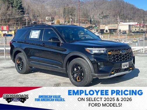 Black Metallic 2026 Ford Explorer Tremor