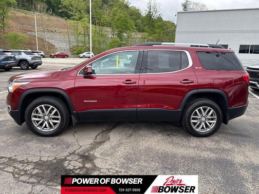 Crimson Red Tintcoat 2018 GMC Acadia SLE-2