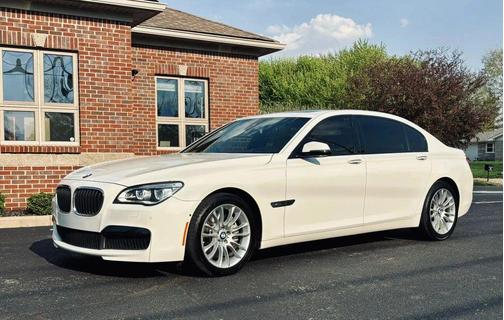 White 2013 BMW 750 Li