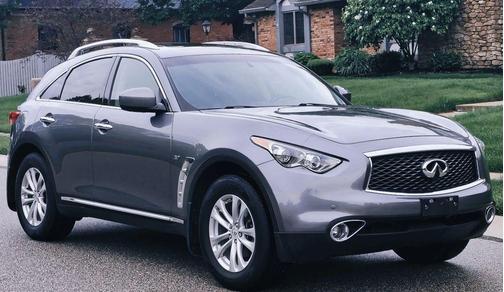 Graphite Shadow 2017 INFINITI QX70 Base