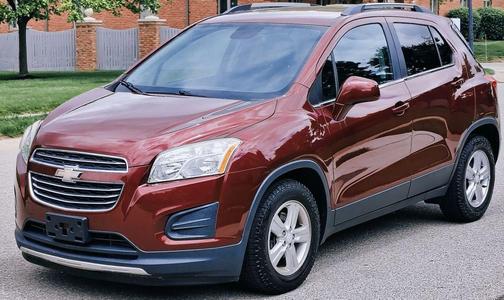 Maroon 2016 Chevrolet Trax LT