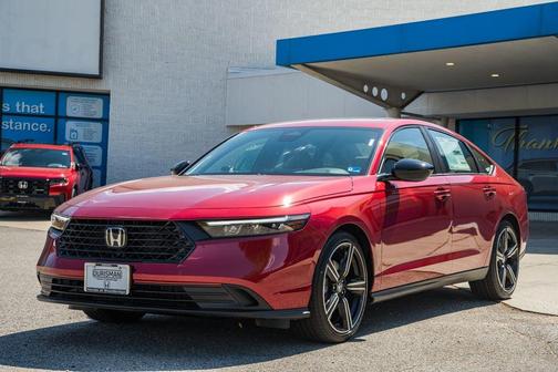 Radiant Red 2026 Honda Accord Hybrid Sport