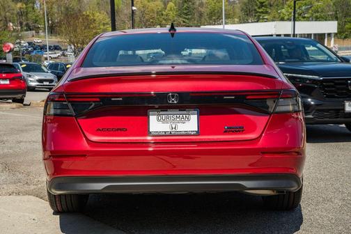 Radiant Red 2026 Honda Accord Hybrid Sport