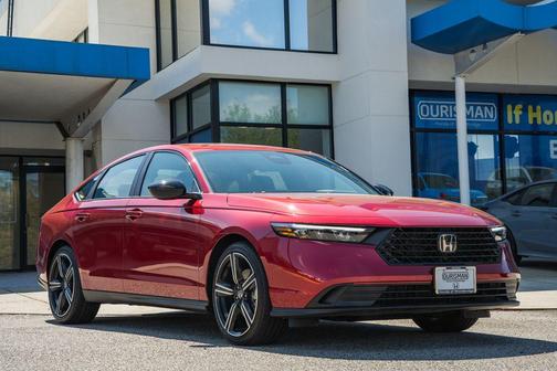 Radiant Red 2026 Honda Accord Hybrid Sport