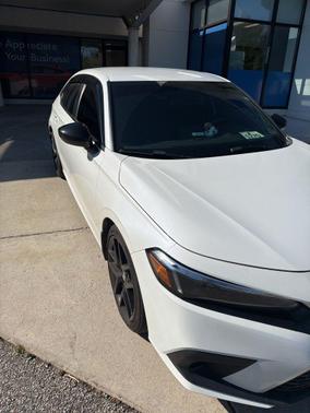 Platinum White Pearl 2023 Honda Civic Sport