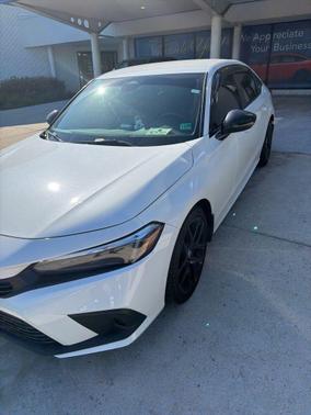 Platinum White Pearl 2023 Honda Civic Sport