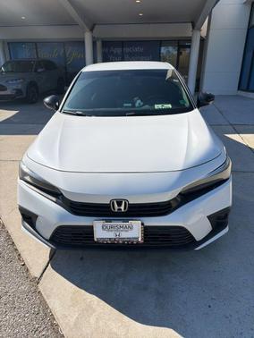 Platinum White Pearl 2023 Honda Civic Sport
