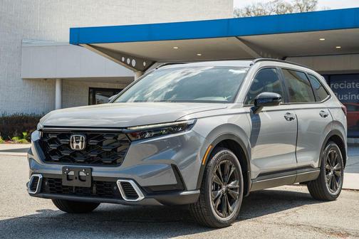 Gray 2026 Honda CR-V Hybrid Sport Touring AWD