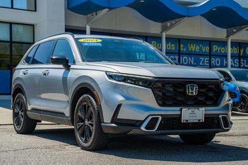 Silver Metallic 2024 Honda CR-V Hybrid Sport Touring AWD