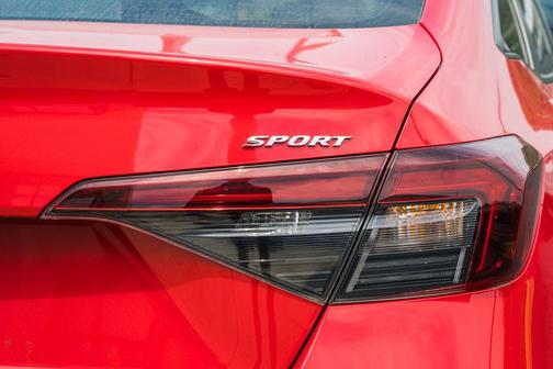 Rallye Red 2025 Honda Civic Sport