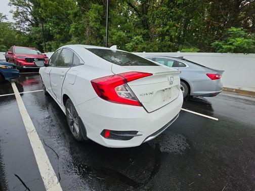 Platinum White Pearl 2020 Honda Civic EX