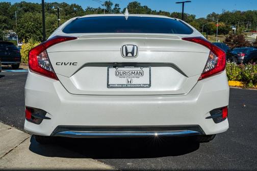 Platinum White Pearl 2020 Honda Civic EX