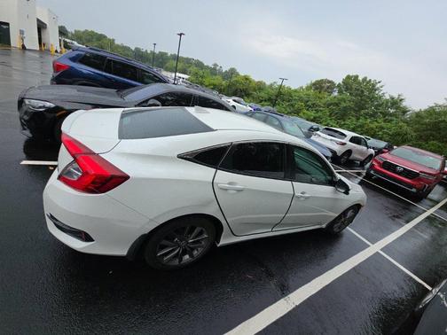 Platinum White Pearl 2020 Honda Civic EX