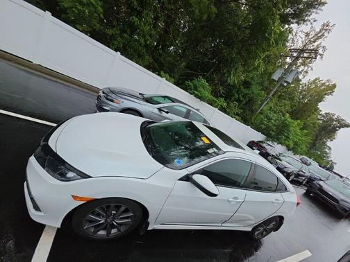 Platinum White Pearl 2020 Honda Civic EX