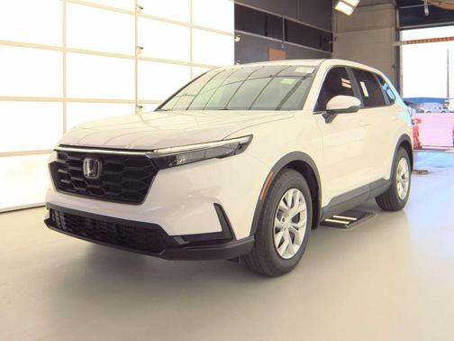 Platinum White Pearl 2025 Honda CR-V LX 2WD