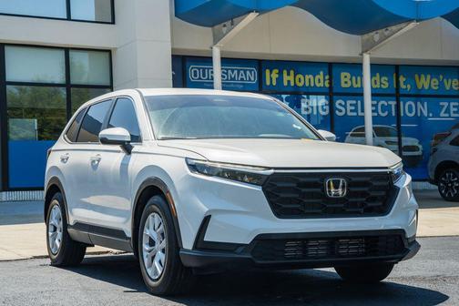 Platinum White Pearl 2025 Honda CR-V LX 2WD