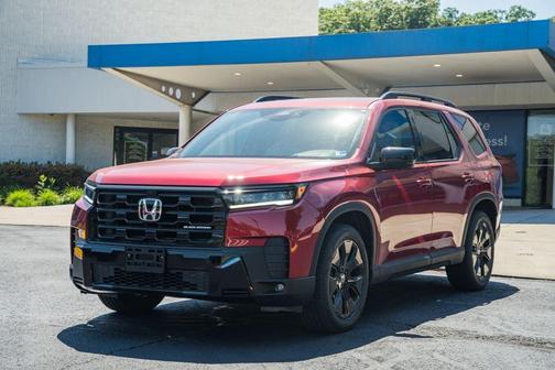 Radiant Red Metallic II 2026 Honda Pilot Black Edition