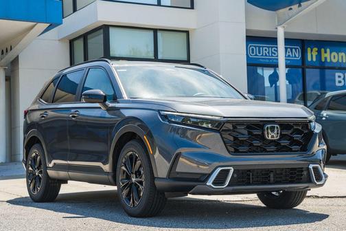 Meteorite Gray Metallic 2026 Honda CR-V Hybrid Sport Touring AWD
