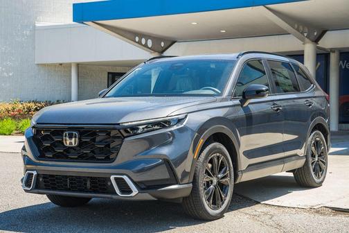 Meteorite Gray Metallic 2026 Honda CR-V Hybrid Sport Touring AWD