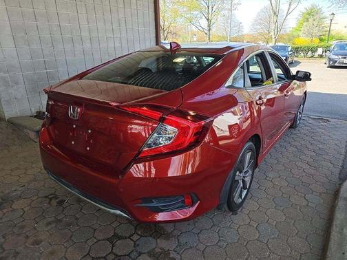 Red 2020 Honda Civic EX