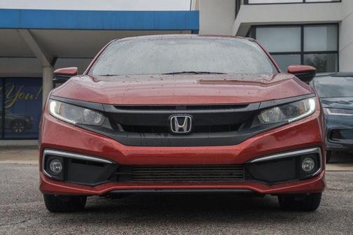 Red 2020 Honda Civic EX