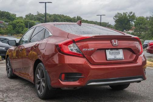 Red 2020 Honda Civic EX